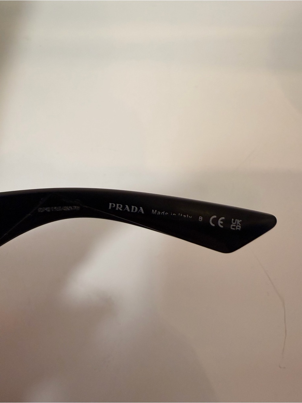 Prada Black Oversized Rectangular Sunglasses - Picture 5 of 5